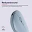Компьютерная мышь Trust Puck Rechargeable Ultra-Thin BT/WL Silent синий teh0014005 - миниатюра 8