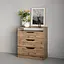 Комод в спальню MebelStar 800 Лілу 81x40x89 см Дуб тахо (MBS-1345) - мініатюра 1