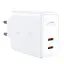 Сетевое зарядное устройство для Acefast A29 2 Type-C QC PD 50W белый - миниатюра 3