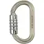 Карабин Petzl Oxan triact-lock steel Grey (1052-M72A TLA) - миниатюра 1