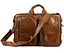 Чоловіча шкіряна сумка John McDee 27х15х38 см sum0026643 - мініатюра 5