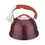 Чайник со свистком 3 л Edenberg металлический корпус EB-1911 красный - миниатюра 1