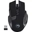 Комп'ютерна миша Marvo M720W бездротова безшумна 6colors-LED 8 кнопок Fast Key 4800 dpi Black - мініатюра 1