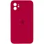 Чохол Epik Silicone Case Square Full Camera Protective AA для Apple iPhone 11, 6.1 Червоний/Rose Red - мініатюра 1