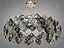 Вражаюча новинка кришталева люстра на 10 ламп - мініатюра 2