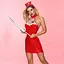 Еротичний костюм медсестри JSY Гаряча Ванесса One Size Red - мініатюра 2
