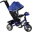 Велосипед трехколесный Best Trike 68-640 с музыкальной фарой и USB синий - миниатюра 1