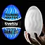 Мастурбатор яйце Lovetoy Giant Egg Grind Spirals Edition прозорий - мініатюра 2