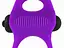 Эрекционное виброкольцо Adrien Lastic Lingus Max 9.5 см фиолетовый - миниатюра 3