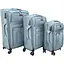 Набір тканинних валіз ORIENTAL GLORY 3в1 з телескопічною ручкою сірий (101-RY) - мініатюра 1