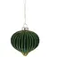Ялинкова іграшка Chomik Дзиґа велюр 8 см зелена (5900779882027_3) - мініатюра 1