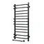 Электрический полотенцесушитель Navin Грандис 480x1000 Sensor левостороннее с таймером, черный муар 12-028053-3680, Черный матовый, Левое, Электронный - миниатюра 2