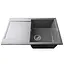 Гранітна мийка Mira KONIA сірий 790х500 мм для кухні стійка до подряпин безпечна для продуктів - мініатюра 2
