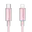 Дата кабель USAMS US-SJ659 Type-C to Lightning PD Cloud Series (1.2m) Pink - мініатюра 1