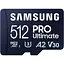 Карта памяти Samsung microSDXC 512GB Class 10 UHS-I U3 V30 A2 PRO Ultimate + SD Adapter (MB-MY512SA) (112858) - миниатюра 6