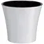 Вазон Santino Арте 0.6 л чорно-білий (ART06WHT/BL) - мініатюра 1