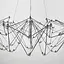 Невагома срібна люстра Ø 80 см | Арт. MJ 206-800 CH | Line F - мініатюра 3