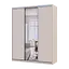 Шкаф купе Doros Сити Лайт Кашемир 2 ДСП/1 зеркало 180х60х225 (80736371) - миниатюра 1