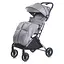 Детская прогулочная коляска-книга El Camino ME 1129 Link Silver Striped Серебряная - миниатюра 2
