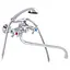 Змішувач для ванни Zerix DFR-A 722 з повнооборотною кран буксою ZX2959 Хром - мініатюра 1