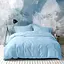 Постельное белье сатин Lotus Home - Dakota Modern голубой полуторный - миниатюра 2
