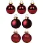 Набір новорічних куль Yes! Fun пластик 5 см 7 шт. бордо (975111) - мініатюра 1