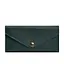 Кожаный клатч (портмоне) на кнопке 5.0 Зеленый краст - миниатюра 10