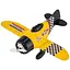 Детский металлический самолет A-Toys XG879-102 инерционный желтый - миниатюра 1