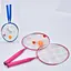 Набір для бадмінтону металевий, 2 ракетки 45 см, 2 волани, пластиковий м’яч 4 см, у сітці (В асортименті) - мініатюра 2