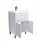 Тумба Мойдодир City White 60 з умивальником Como 60 Білий підлогова Білий - мініатюра 5