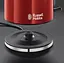 Электрочайник Russell Hobbs Colours Plus 1.7 л металл красно-черный kuh0015302 - миниатюра 5