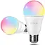 Розумна лампочка Alexa Світлодіодні лампи зі зміною кольору, TECKIN A19 E27 60 Вт 800 ЛМ, еквівалент сумісності з Google Home - мініатюра 1