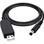 Кабель China USB-DC 5v-12v (1m) (USBDC512) - мініатюра 1