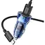Автомобільний зарядний пристрій Hoco Z47 Type-C 2 x USB-A QC3.0 20 Вт синій - мініатюра 1
