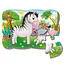 Пазлы на магните Vladi Toys А5 Зебри 12 элементов VT3205-75 - мініатюра 1