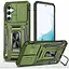 Чохол ударостійкий Epik Camshield Army Ring для Samsung Galaxy S25/S24 Оливковий/Army Green - мініатюра 1
