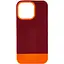 Чохол Epik TPU+PC Bichromatic для Apple iPhone 13 Pro 6.1 Brown burgundy/Orange - мініатюра 1