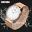 Кварцовий чоловічий годинник Skmei 1181 Large Золотистий - мініатюра 3
