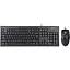Клавіатура+миша A4tech KR-8372 (Black) - мініатюра 1