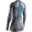 Термокофта X-Bionic Apani 4.0 Merino Shirt Round Neck Long Sleeve Women XS Синій (1068-AP-WT06W19W XS B284) - мініатюра 2