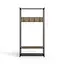 Вішалка модульна підлогова Ferrum-decor Треліс 13 180x90x38 чорний ДСП Дуб Сонома 16мм (FRD-104328) - мініатюра 1