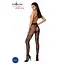 Эротические колготки-бодистокинг Passion S010 black с доступом геометрический рисунок S/M/L - миниатюра 4