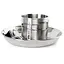 Набор посуды GSI Outdoors Glacier Stainless 1 Person Set (1099-61381) - миниатюра 3