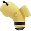Вакуумный стимулятор с микротоками CuteVibe Beebe Yellow на палец - миниатюра 3