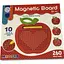 Розвиваюча гра G-Toys  Планшет Дощечка магнітна Яблуко  металеві кульки 260 шт. картки 10 шт. - мініатюра 1