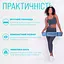 Коврик для йоги и фитнеса EasyFit TPE+TC 6 мм двухслойный + Чехол голубой-синий - миниатюра 2