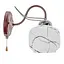 Бра Brille LK-610W/1 E27 FGT/CH направленного света настенное накладные классические - миниатюра 3