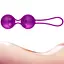 Вагінальні кульки B - Series Fox Kegel Balls Set (фіолетовий) - мініатюра 7