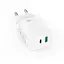 Мережевий зарядний пристрій XO CE29 20W 1USB-A+1USB-C Fast Charger with Lightning cable (NB-Q231A) Білий - мініатюра 2