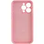 Чохол Epik Silicone Case Full Camera Protective AA для Apple iPhone 15 Pro Max 6.7 Рожевий/Light pink - мініатюра 2